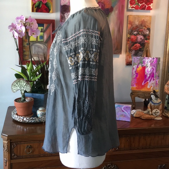 Johnny Was Angelique Peasant Blouse - Picture 3 of 6